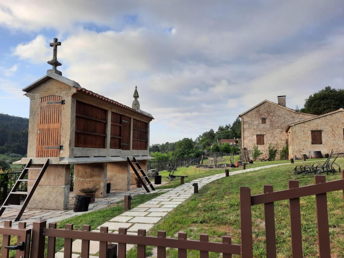 Casa Rural A Avoa Maria Campo Lameiro Bagian luar foto
